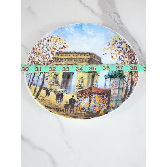 Limoges Arc De Triomphe France Porcelain 8 1/2" Plate Wall Decor Bradex Vintage - Picture 13 of 13